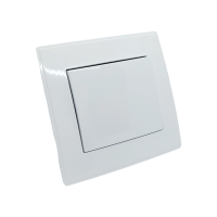 LESYA Вимикач  білий (1/10шт/120шт)