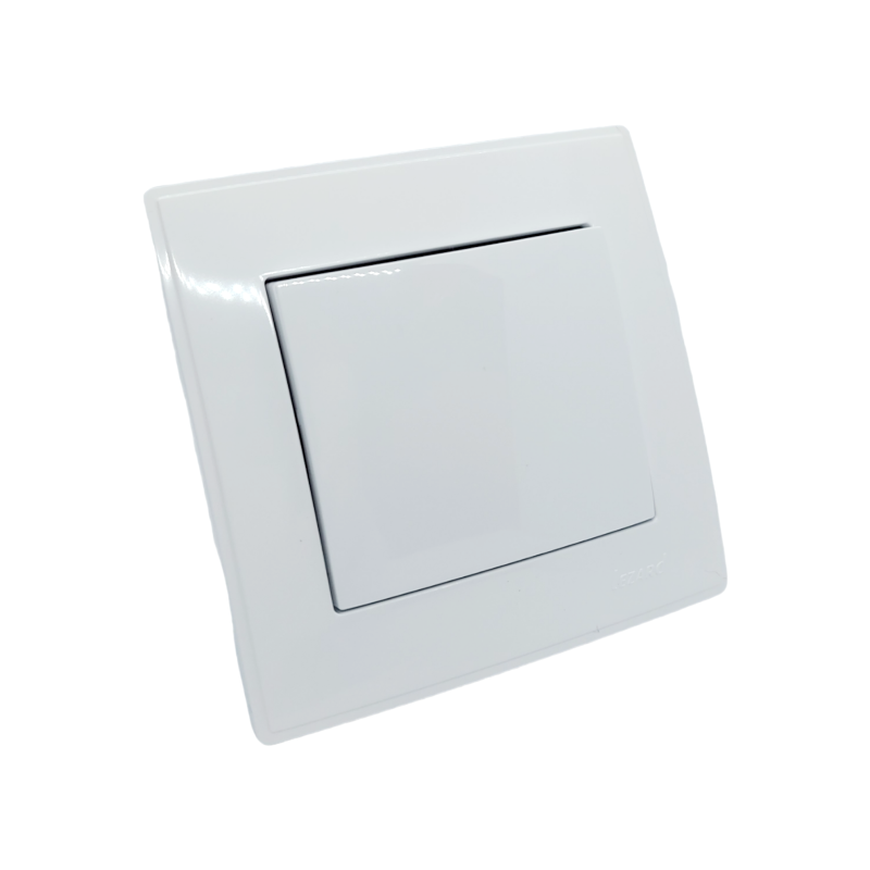 LESYA Вимикач  білий (1/10шт/120шт)