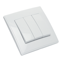 LESYA Выключатель тройной белая (1 / 10шт / 120шт)