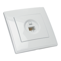 LESYA Розетка комп'ютерна біла (1/10шт/120шт)