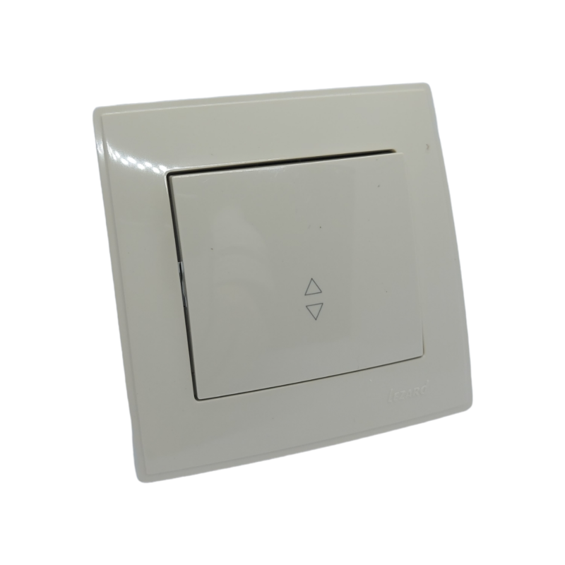 LESYA Вимикач прохідний  крем (1/10шт/120шт)