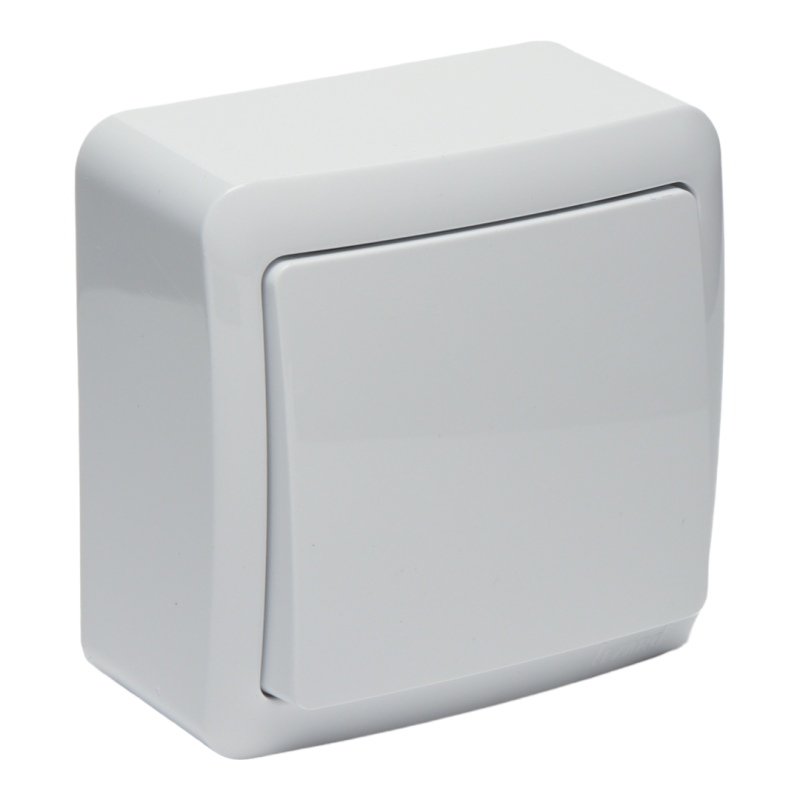 VIOLA Вимикач білий (1/12шт/144шт)