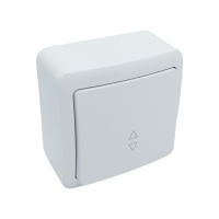 VIOLA Вимикач прохідний  білий (1/12шт/144шт)