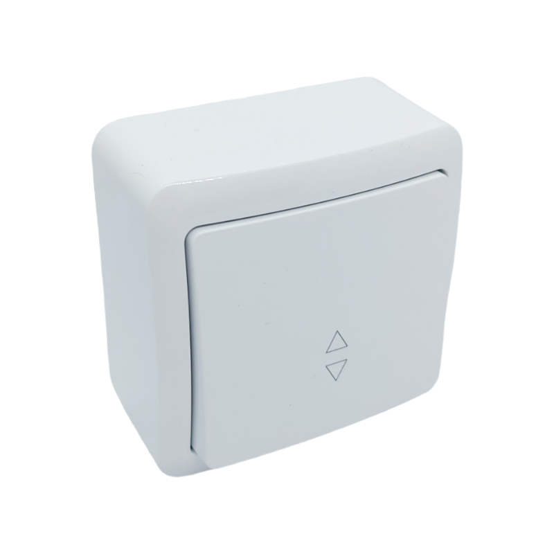 VIOLA Вимикач прохідний  білий (1/12шт/144шт)