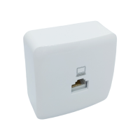 VIOLA Розетка комп'ютерна біла (1/12шт/144шт)