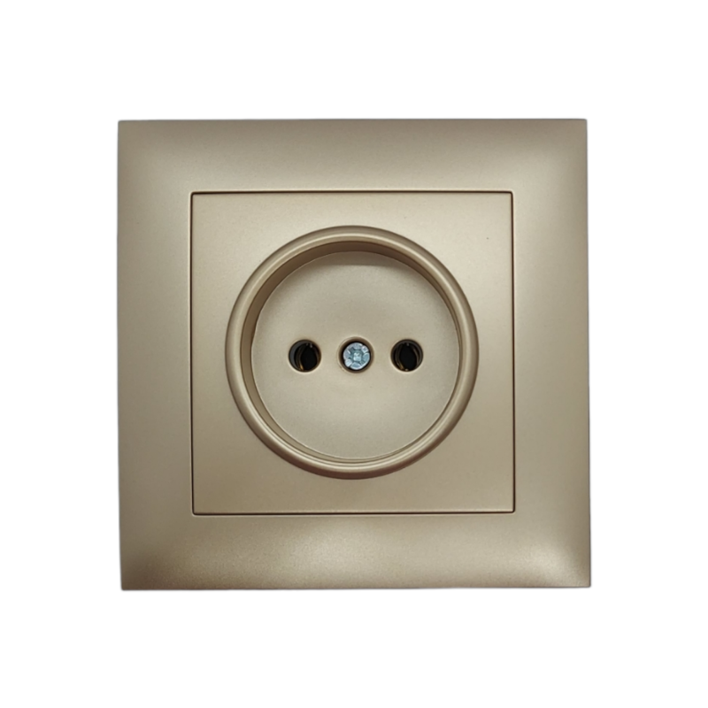 Розетка внутрішня 1-а MARSHEL Ideal RS16-475 золото 1/10