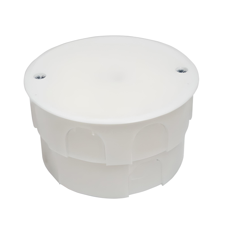 Коробка для разводки з кришкою кругла Bylectrica КМ-216