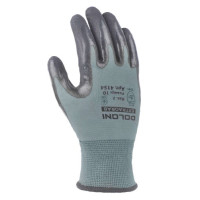 Перчатка Днепр Арт 4154 трикотажні, сірі, поліестер, манжет в'язаний, латекс, неповний облив  р.10 