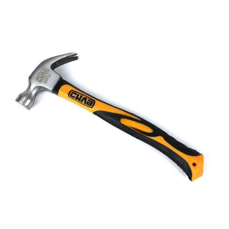 Молоток-цвяходер 340гр з фібергласовою рукояткою (СИЛА - Інструмент)