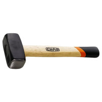 Кувалда 1000гр з дерев'яною ручкою (СИЛА - Інструмент)
