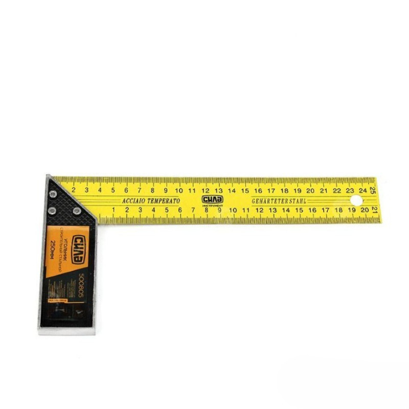 Угольник будівельний сталевий, 250мм (СИЛА - Інструмент)