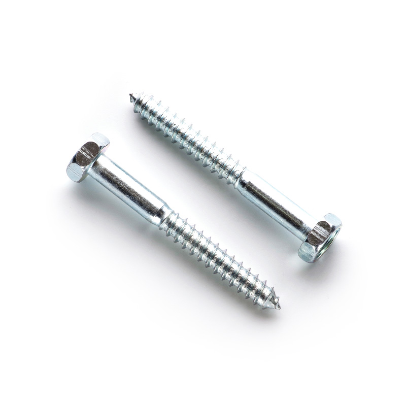 Гвинт для дерева із шестигранною гол. 6*70 DIN 571 ЦП (пач. 25 шт.)