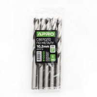 Свердло по металу P6M5 10,2мм Apro  (APRO)  5/