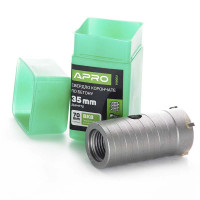 Свердло корончате по бетону 35мм APRO  (APRO)