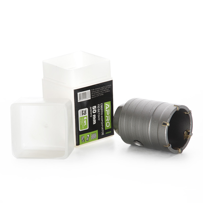 Свердло корончате по бетону 50мм APRO  (APRO)