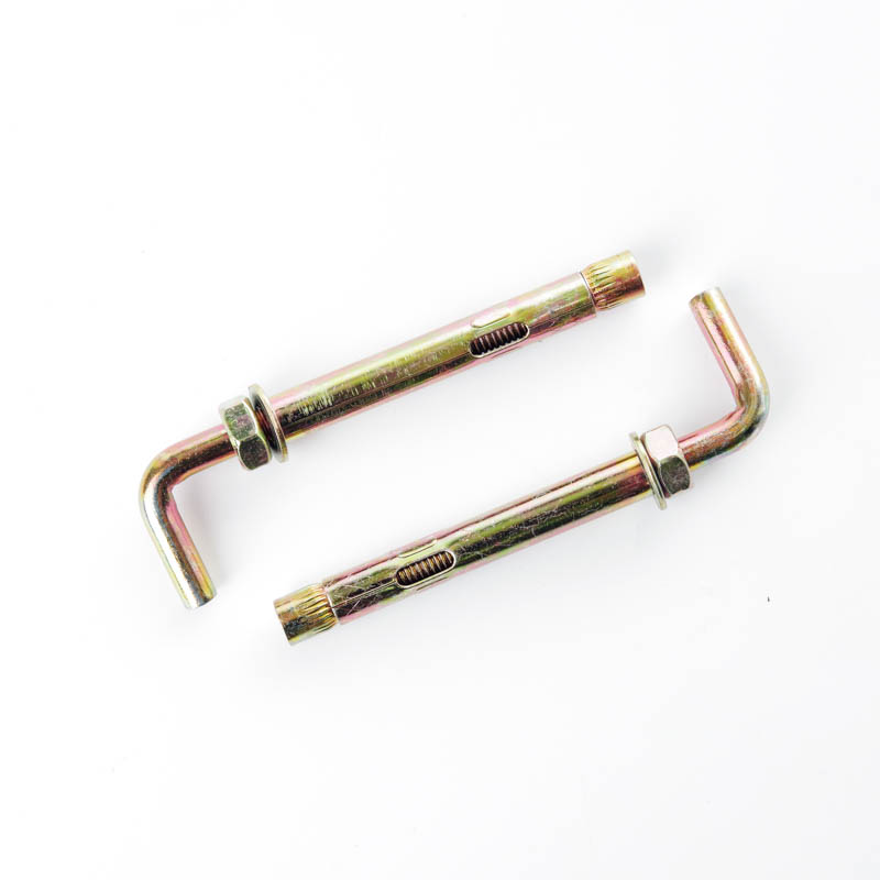 Анкер з кожухом і гайкою з L-гаком М10 / 12 * 100 ЦЖ (ящ. 140 шт.)