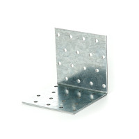 Кутник симетричний 80*80*40*2,0мм оцін. (пач. 5шт.) (APRO)