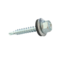 Саморез с шест. гл. с шайб. EPDM 4,8*35 DIN 7504K ЦБ из св. по дер. (нач. 50 шт.)