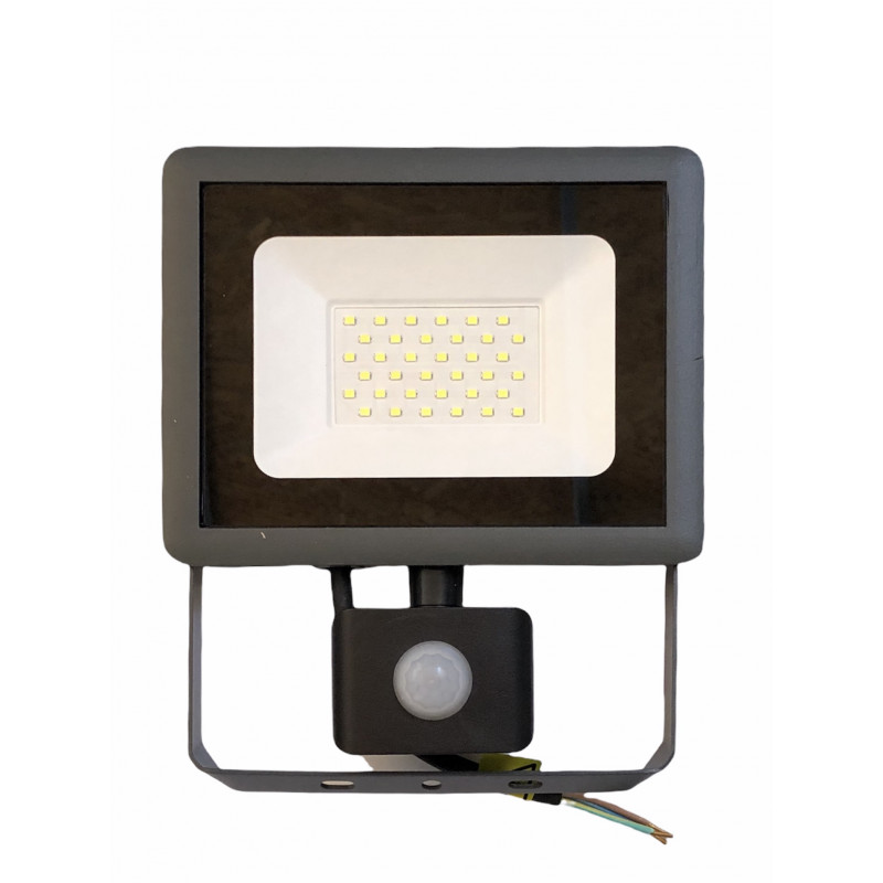 Прожектор 30 W AVT Sensor SMD Білий холодний з датчиком руху
