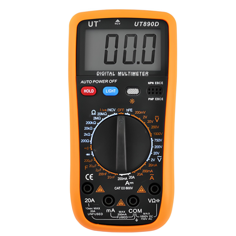 Тестер 890 С UT, 315*91*89 мм, LCD , A, V, R, тест діодів, температура, зумер
