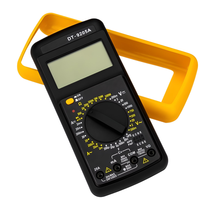 Тестер 9205 A DT, 195*90*50мм, пластиковий футляр, A, V, R, тест діодів, зумер, продзвонювання