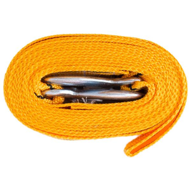 Трос буксирувальний 3 тонни 4,5м * 50мм гаки (сумка) (СИЛА - Інструмент)