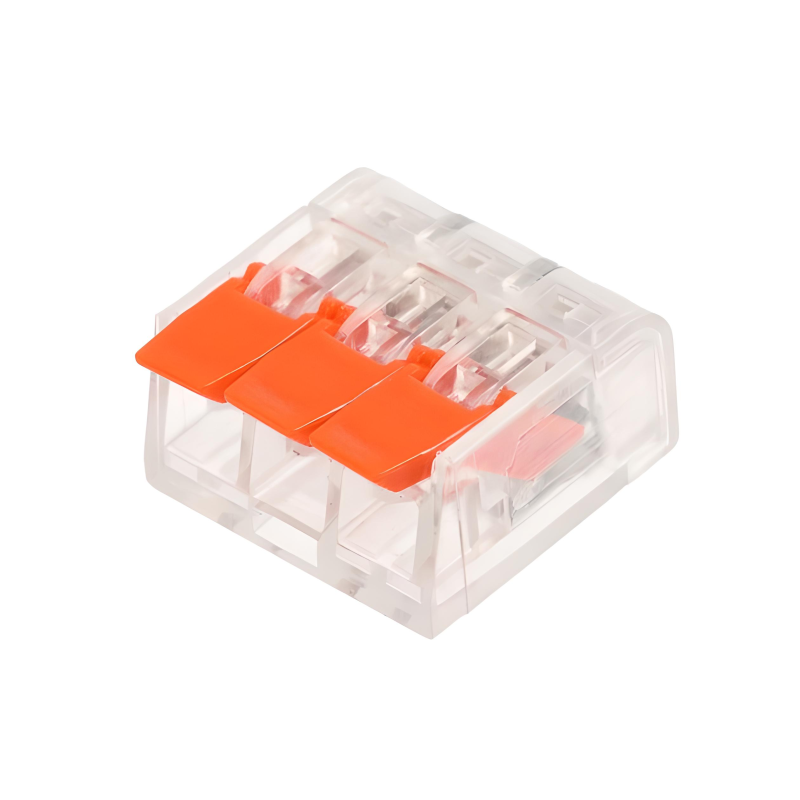 Конектор (450В, 32А) 3 конт. прозорий ЄП 