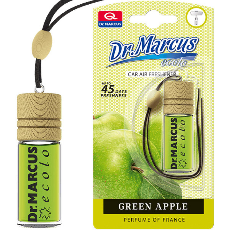 Ароматизатор ECOLO зелене яблуко (Green Apple) 4,5 ml пляшечка з підвіскою