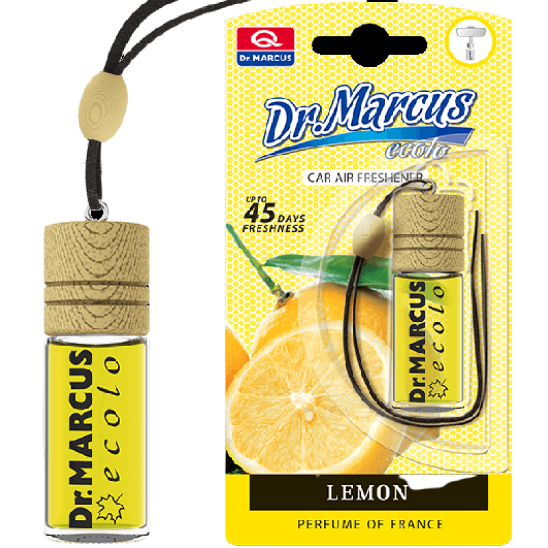 Ароматизатор ECOLO лимон (Lemon) 4,5 ml пляшечка з підвіскою