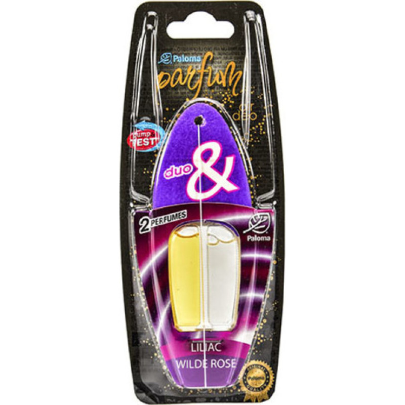 Ароматизатор повітря Paloma DUO 5ml, LILIAC & WILDE ROSE