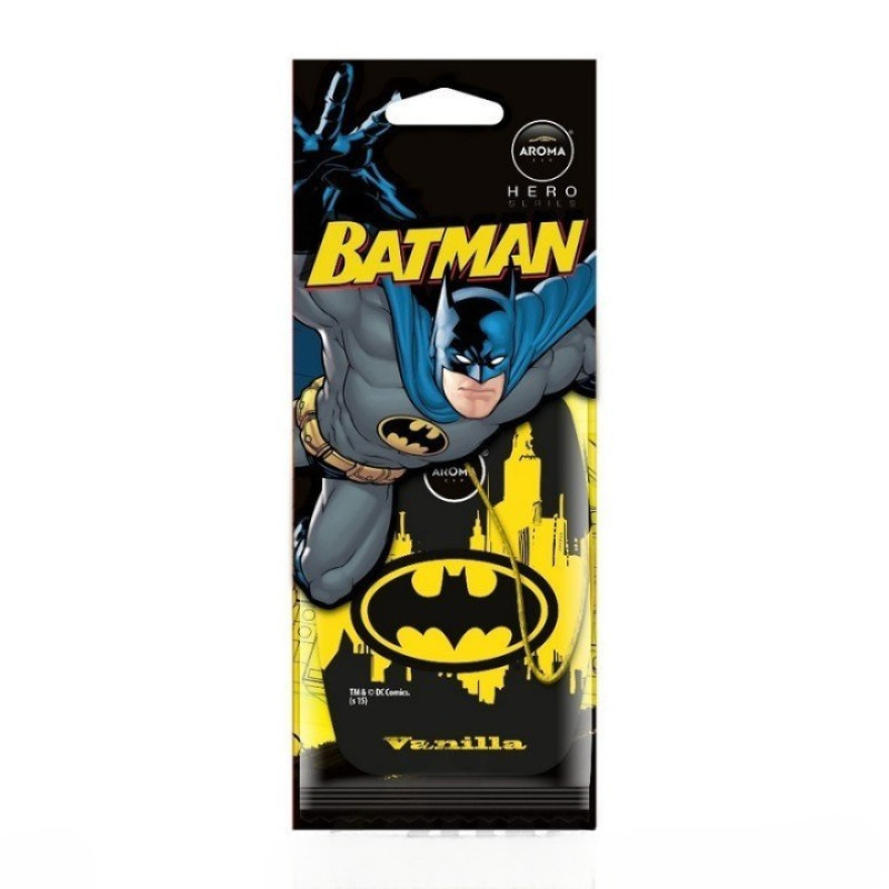 Ароматизатор Aroma Car Batman картонна підвіска Ваніль