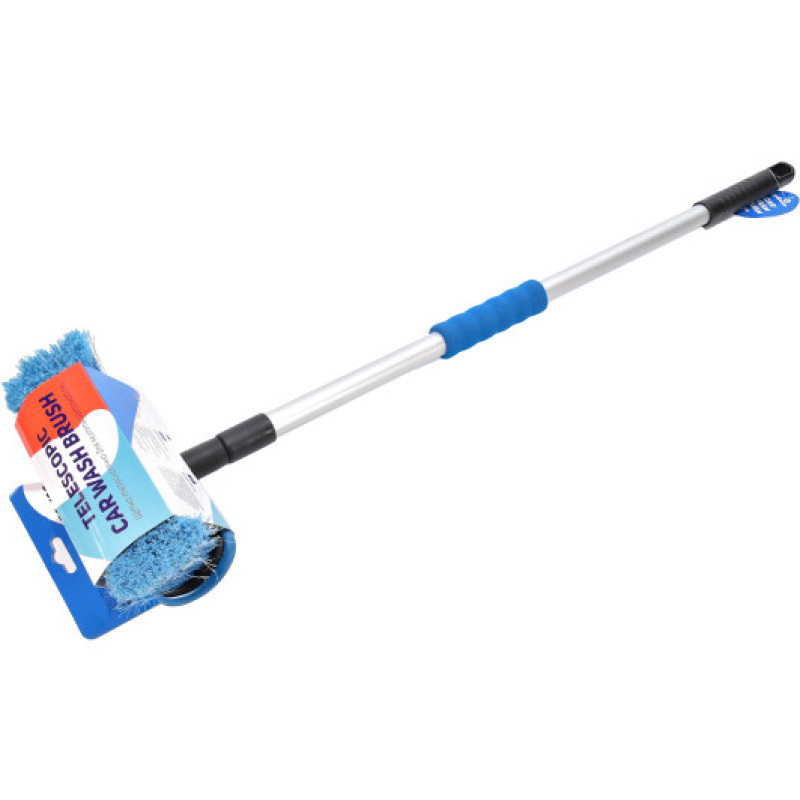 Щітка для миття автомобілів телескопічна 78-130 см (ЩЕТКА + РУЧКА)