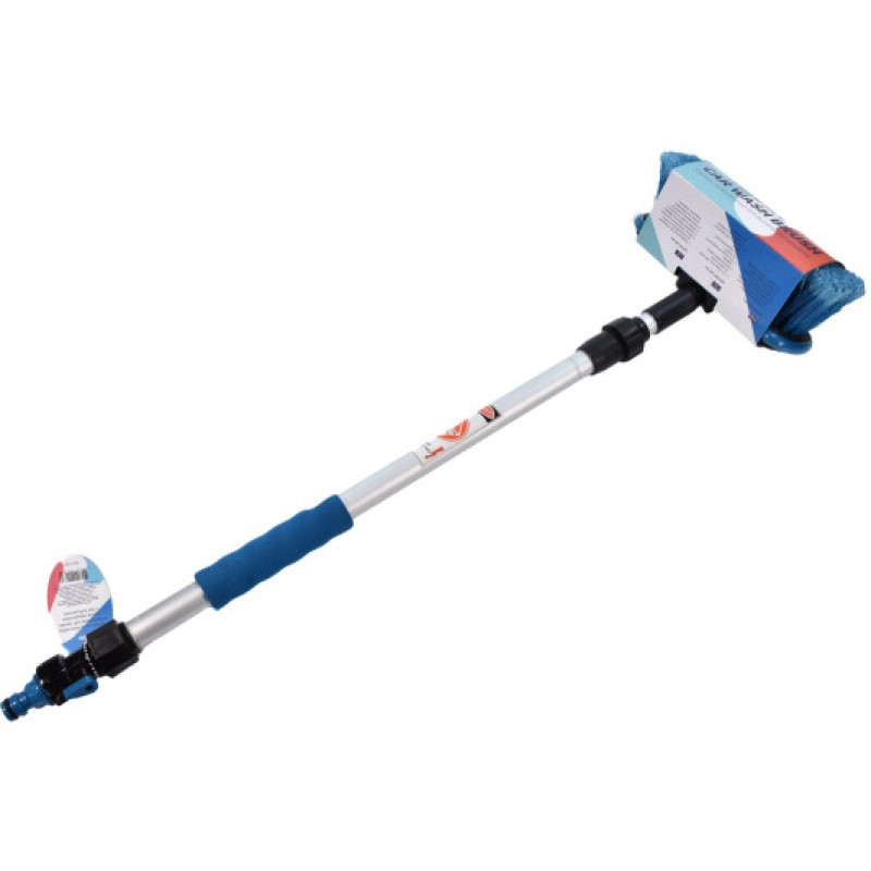 Щітка для миття автомобілів телескопічна 65-100 см з клапаном (ЩЕТКА + РУЧКА)