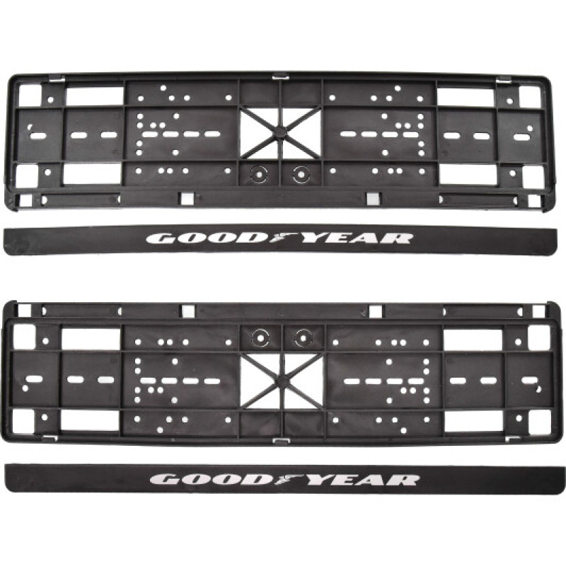 Рамка номера пластик (книжка, з написом Good Year), комплект