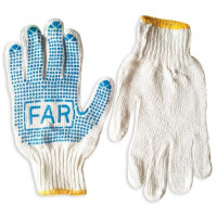 Перчатка FAR фар з точкою ПВХ  600гр   1-й сорт      12/600