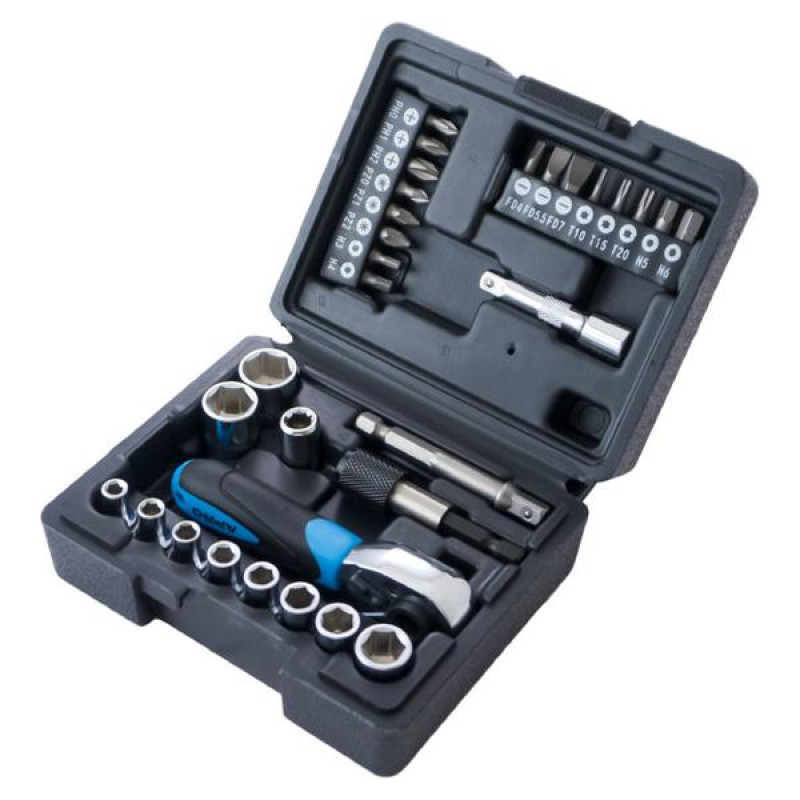 Набір насадок і біт 72T CrV Apro ¼ 31 шт (APRO)