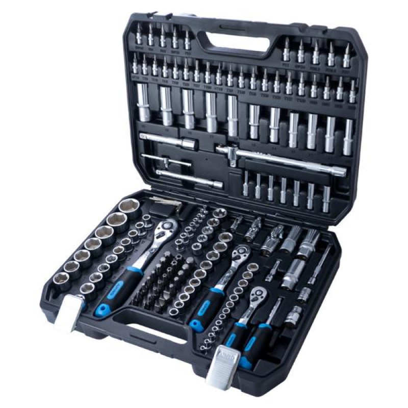 Набір насадок 90Т CrV Apro ¼, ⅜, ½ 150 шт (APRO)