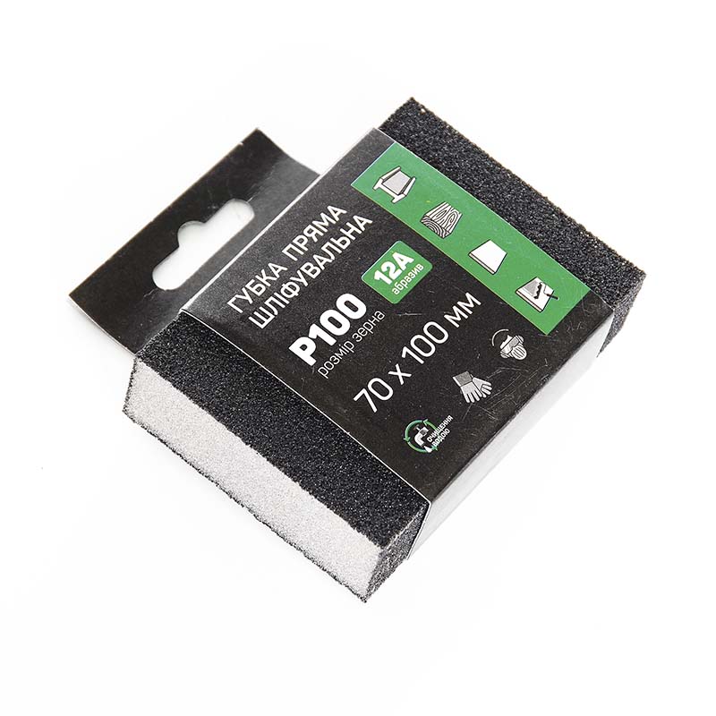 Губка шліфувальна чотиристороння пряма P100