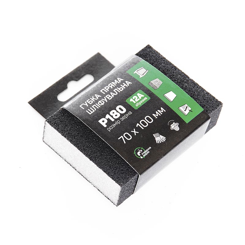 Губка шліфувальна чотиристороння пряма P180