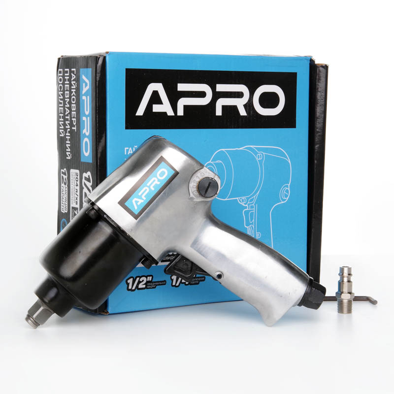 Гайковерт пневматичний посилений 1/2 '610 Нм 204 л / хв (APRO)