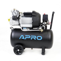 Компресор двоциліндровий 2.2кВт 416л/мин 8бар 50л (2 крана)  (APRO)