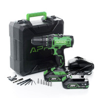 Дрель-шуруповерт 20В / 2А / ЗУ / кейс / 2АКБ / 20D (APRO)