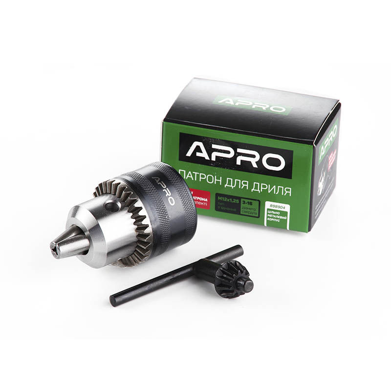 Патрон для дрилі з ключем M12*1.25, 3.0-16мм