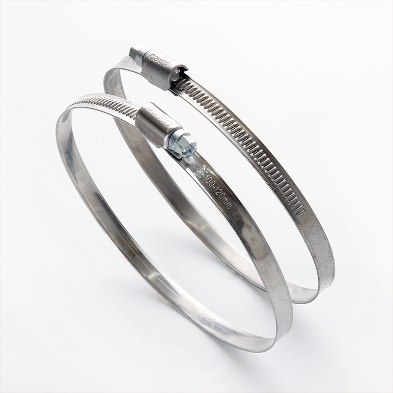 Хомут  черв'ячний нерж.APRO100 -120 мм  W2 (пач - 10шт)