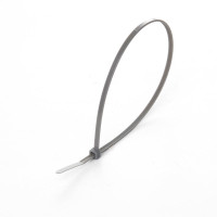 Хомут нейлоновий 4 * 300 сірий (авто) Apro (пач. 100шт)