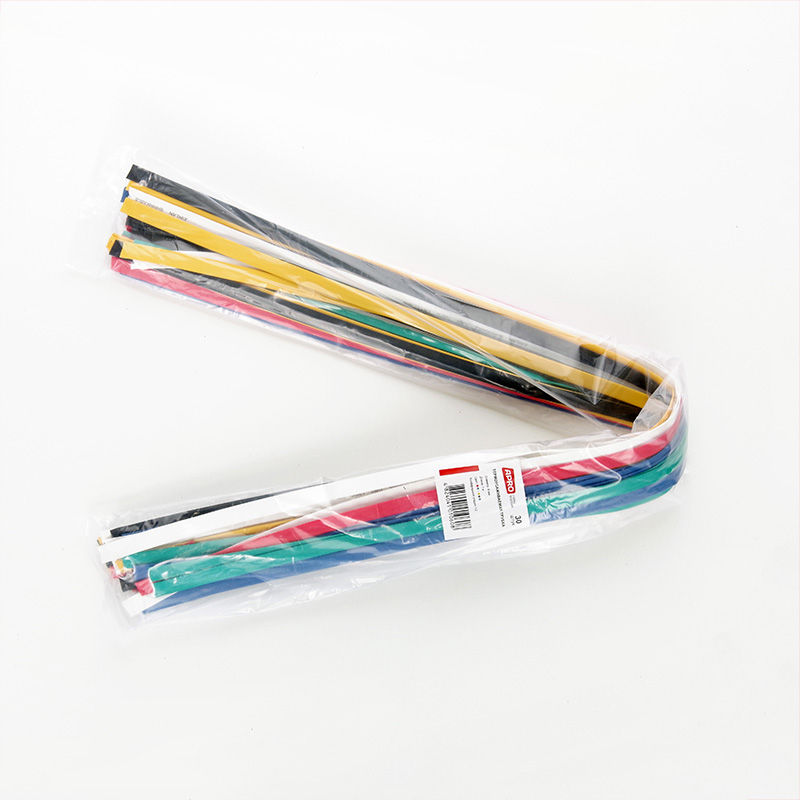 Термоусаджувальна трубка 8мм набір 6 кольорів(APRO, Туреччина)