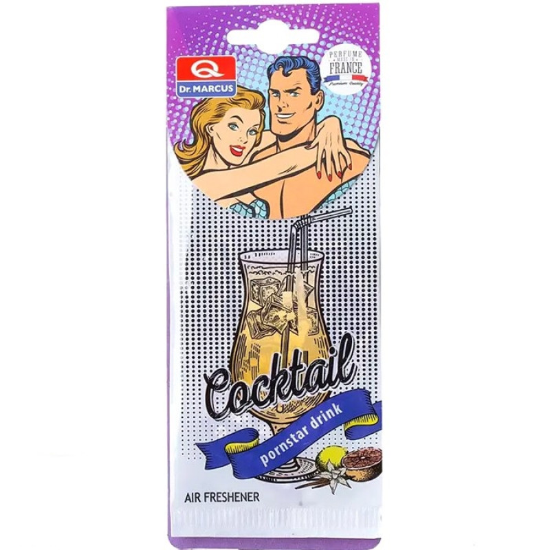 Ароматизатор Coctail Порнозірка (Pornstar Drink) картонна підвіска