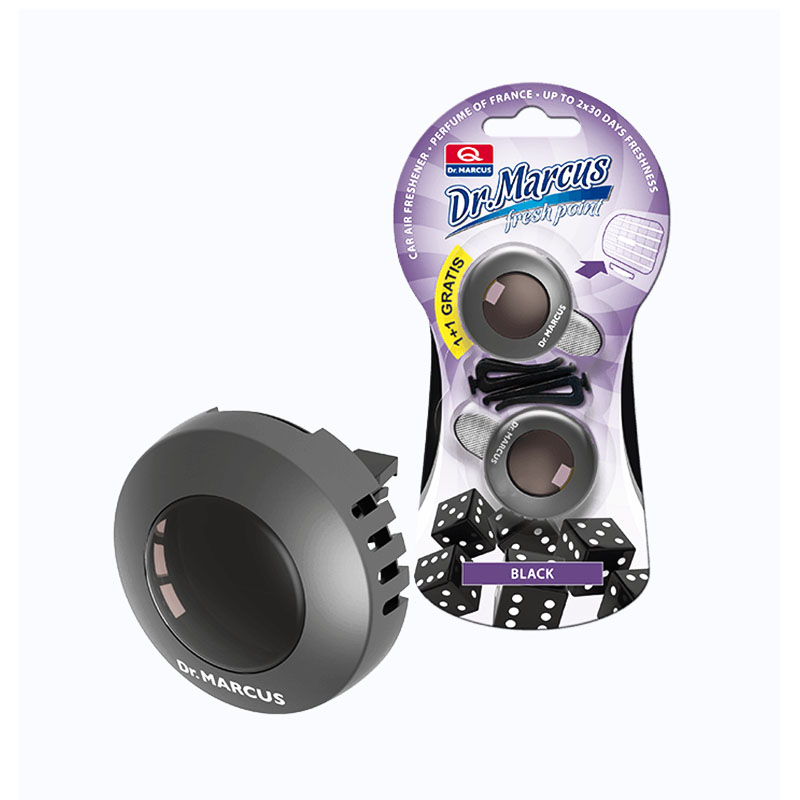 Ароматизатор FRESH POINT чорний (Black) 2х2,5 ml на решітку