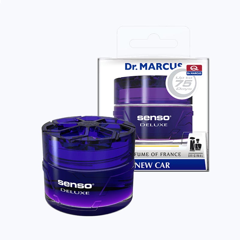 Ароматизатор SENSO DELUXE нова машина (New Car) банка з гелем