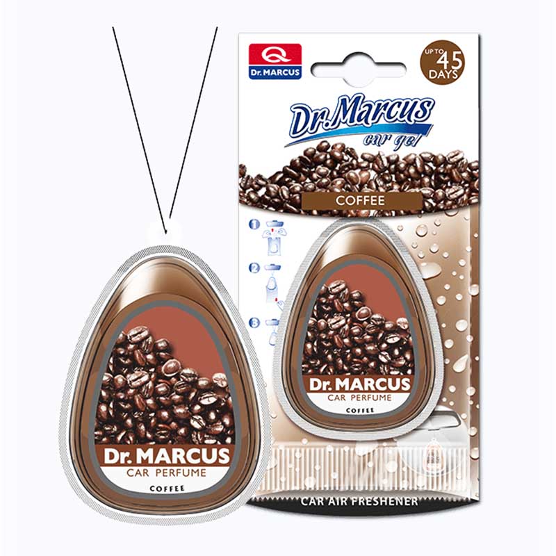 Ароматизатор CAR GEL кава (Coffee) овал на підвісці